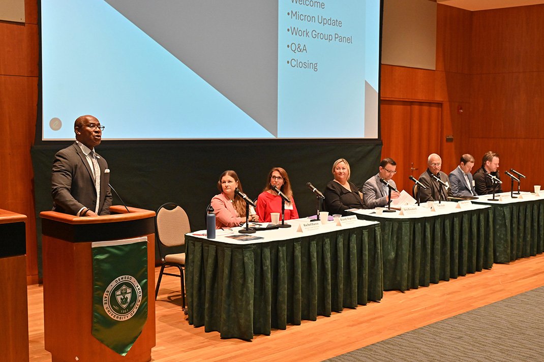 You are currently viewing BUSINESS UPDATE: Micron Strategy Steering Committee Marks Second Year of collaborative progress at SUNY Oswego summit